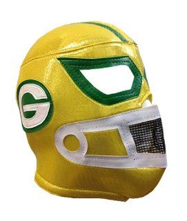 GB PACKERS Adult Lucha Libre Wrestling Fan Mask (pro fit) Costume Wear  Wrestling Equipment  Sports & Outdoors