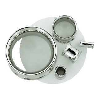 One Stainless Steel Double Flared Eyelet 6g, 3/8" (SOLD INDIVIDUALLY. ORDER TWO FOR A PAIR.) Industrial Strength Jewelry