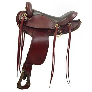 16" Big Horn Flex Endurance Saddle with QH Bars   16inch [Misc.] [Misc.]  Sports & Outdoors