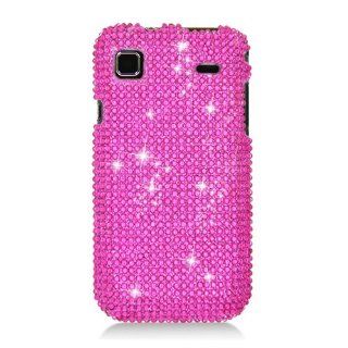 SAM T959 Vibrant (GALAXY S) Diamond Case Hot Pink 04 Cell Phones & Accessories