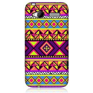 Head Case Preppy Neon Aztec Protective Glossy Hard Back Case Cover For Htc Radar Cell Phones & Accessories