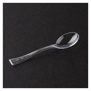 Tiny Temptations 3 7/8" Tiny Tasters Clear Plastic Tasting Spoon 960 / CS Kitchen & Dining