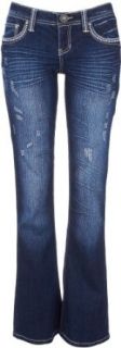 Ariya Dark Wash Curvy Fit Flare Jeans Dark denim blue 5 6