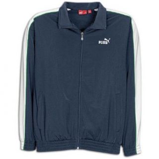 Puma Men's Agile Track Jacket ( sz. L, Navy/White/Green ) Clothing