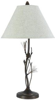 Cal Lighting BO 961TB Pine Twig Table Lamp Fixture, Willow    