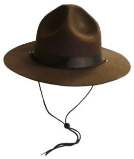 Military Drill Instructor Felt Hat Toys & Games