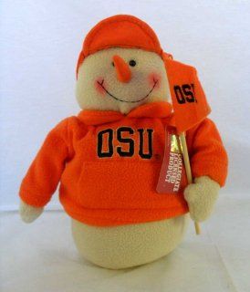 Oklahoma State University Hoodie Snowman to Asst  Sports Fan Hanging Ornaments  Sports & Outdoors