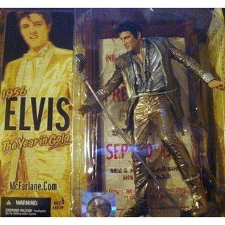 McFarlane Toys Rock n' Roll Action Figure Elvis #4 Gold Outfit Toys & Games