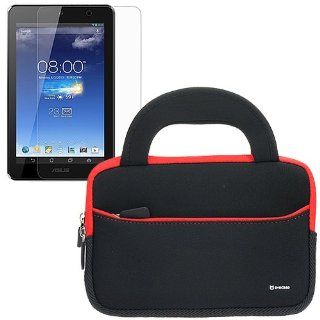 BIRUGEAR Ultra Portable Universal Neoprene Carrying Sleeve with Screen Protector for Asus MeMO Pad HD 7 ME173X / ME173   7'' Android Tablet Computers & Accessories