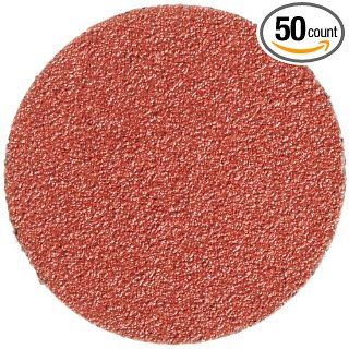 3M Roloc Disc 963G TR, YN Weight Polyester Cloth, Ceramic Grain, Wet/Dry, 2" Diameter, 80 Grit (Pack of 50) Quick Change Discs