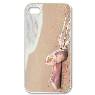 Ballet Shoes iPhone 4/4s Case, iPhone Cover, iPhone Hard Protective Case   Black&White   Retailing Packing Cell Phones & Accessories