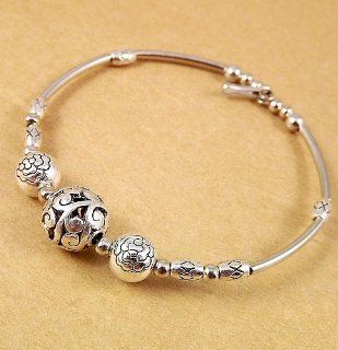 Tibetan Silver hand chain bracelet jewelry quality style No.5038 sunnyshopday Jewelry