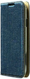 Zenus SAGS4 FDBDY DB Denim Back Pocket Diary Wallet Cover Case for Galaxy S4   Retail Packaging   Deep Blue Cell Phones & Accessories