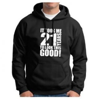 21 Years Look This Good 21st Birthday Distress Look Premium Hoodie Sweatshirt Clothing