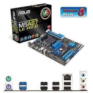 Asus M5A97 LE R2.0 Desktop Motherboard   AMD 970 Chipset   Socket AM3+ (M5A97 LE R2.0)   Computers & Accessories