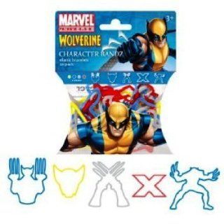 Marvel Wolverine Logo Bandz Silly Rubber Bands 20PK Toys & Games