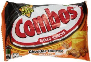 Combos Pretzel Snacks, Cheddar Cheese, 18 ct  Grocery & Gourmet Food