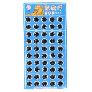 Black Metal 8mm Trousers Coat Invisible Press Studs Buttons 48 Pcs
