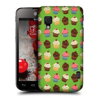 Head Case Designs Cupcakes Sweets Pattern Hard Back Case Cover for LG Optimus L5 II Dual E455 Cell Phones & Accessories