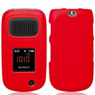 Red Hard Cover Case for Samsung Rugby III 3 SGH A997 Cell Phones & Accessories