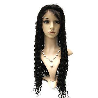Full Lace 28 Inch Deep Wave 100% Brazilian Hair Wigs Health & Personal Care