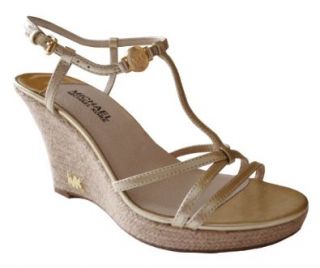 Michael Kors Women's Pale Kami T Strap Wedge Sandal Michael Kors Shoes Shoes