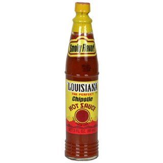 Louisiana Chipotle Pepper Hot Sauce, 3 Ounce Bottles (Pack of 12)  Grocery & Gourmet Food