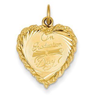 14k Graduation Day Charm, Best Quality Free Gift Box Satisfaction Guaranteed Pendant Necklaces Jewelry