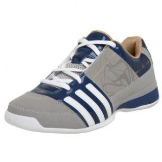 adidas Men's Creator Zero Low Basketball Shoe, Silver/White/Blue, 8.5 M Clothing