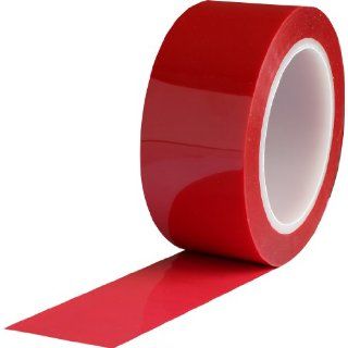 ProTapes Pro 980 Polyester Film Tape, 4200V Dielectric Strength, 72 yds Length x 2" Width, Red (Pack of 1)