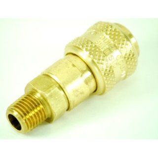 D Series Automatic Industrial Quick Disconnect Pneumatic Coupler 1/4" NPT Male, 1/4" Body Other Products