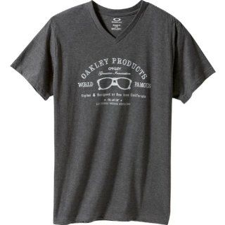Oakley World Famous Men's Short Sleeve Sportswear T Shirt/Tee   Jet Black / Medium Automotive