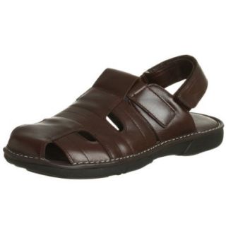 Kenneth Cole REACTION Men's Play By Play Sandal,Dark Brown,9 M Shoes