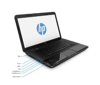 HP 2000 2c29WM 15.6 Inch Laptop PC (Black Licorice) / 4GB DDR3 RAM Memory / 500GB Hard Drive / Webcam / HDMI / Double layer DVDRW/CD RW / Windows 8 / 1.7GHz AMD E2 1800 Processor  Laptop Computers  Computers & Accessories