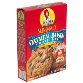 Sun maid Oatmeal Raisin Cookie Mix Extra Chewy 17.5 Oz 4 Packs  Grocery & Gourmet Food