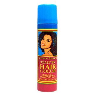 Hair Color Spray [Blue Black]  Jerome Russell Temp Ry Hair Color  Beauty