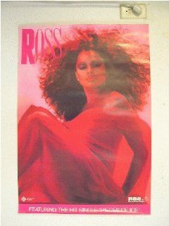 Diana Ross Poster Red Dress Pink Background  Prints  