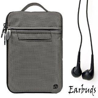 Premium Durable Slim Stylish Tablet Jacket Sleeve with Many Accessories Pockets For Samsung Galaxy Tab 2 (7.0) + Includes a Crystal Clear High Quality HD Noise Filter Ear buds Earphones Headphones ( 3.5mm Jack ) Electronics