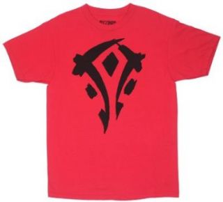 Horde Logo   World Of Warcraft Mists Of Pandaria T shirt Adult Small   Red at  Mens Clothing store Fashion T Shirts