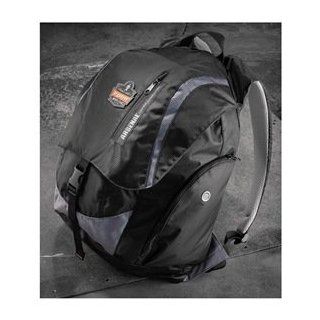 Backpack, 18 x18 1/2 x11 In, 5 Pockets, Blk