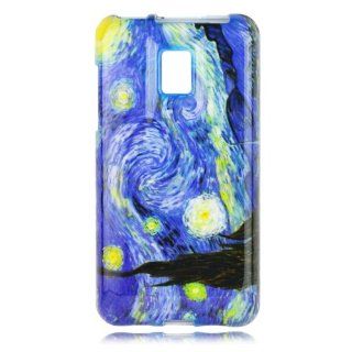 Talon Phone Case for LG Optimus 2X, P990, and G2X   Starry Night   T Mobile   1 Pack   Case   Retail Packaging   Multicolored Cell Phones & Accessories