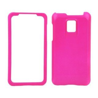 Rubberized Phone Shell for LG P990 Optimus 2X / G2x (Hot Pink) Cell Phones & Accessories