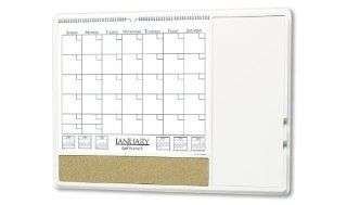 990 83 Home Manager Organizer Board Horizontal w/Cork Board by DayRunner. Page Size 23 1/2" x 16 1/2"  Office Calendar Bases 