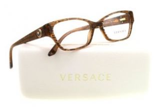 Versace VE3172 Eyeglasses 991 Lizard Brown 52mm Versace Clothing
