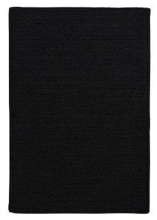 Colonial Mills Simply Home Solid Black 10x13 Rug   Area Rugs