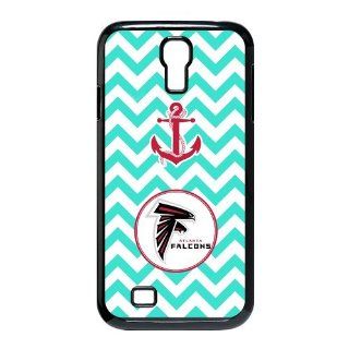 NFL Atlanta Falcons Samsung Galaxy S4 i9500 Case Cover Chevron Pattern Anchor Stirp Galaxy S4 Cases Green Red Electronics