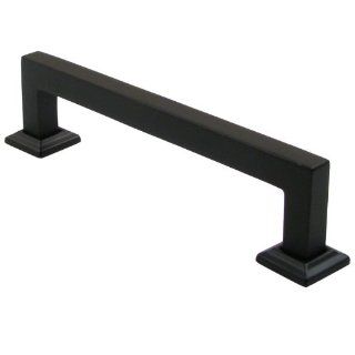 Rusticware 996ORB Oil Rubbed Bronze Pulls Modern Square Drawer Pull with 7" Center from the Cabinet Hardware Collection   Cabinet And Furniture Pulls  