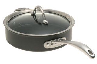 Calphalon One Nonstick 3 Quart Saute with Glass Lid Kitchen & Dining
