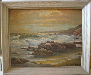 Robert Wood "Sunset Shore" Painting   Oil Paintings