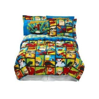 Disney the Incredibles Twin Bedding comforter, Sheet and Pillowcase   Childrens Comforters